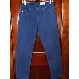 AG ADRIANO GOLDSCHMIED BLUE AGED TELLIS MODERN SLIM DENIM PANTS 30 x 28
